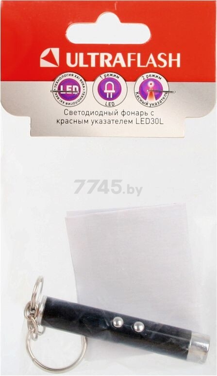 Фонарь светодиодный карманный ULTRAFLASH LED30L (12325) - Фото 7